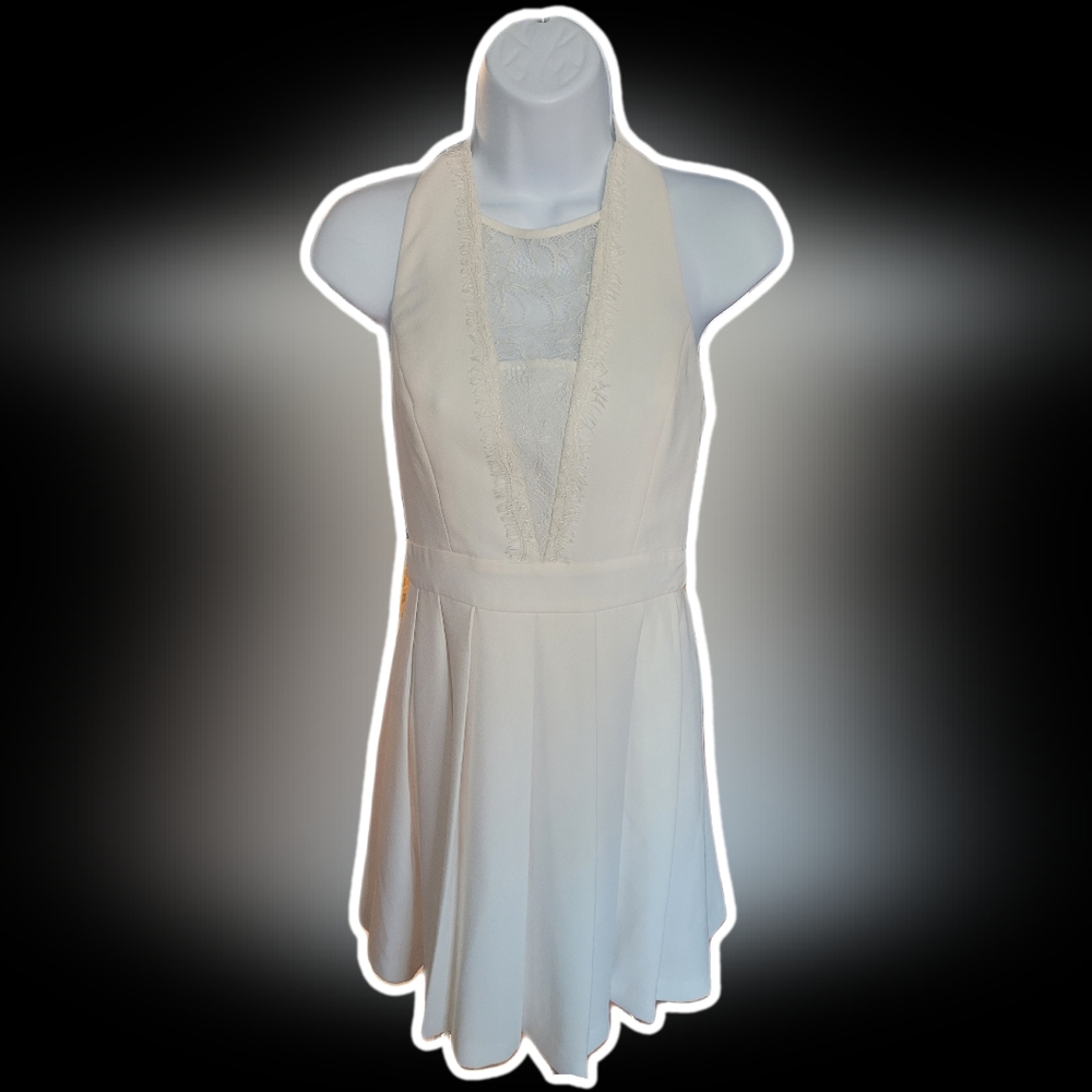 BCBGeneration Women's Lace Inset fit & flare Dress Size 2 NEW NWT
